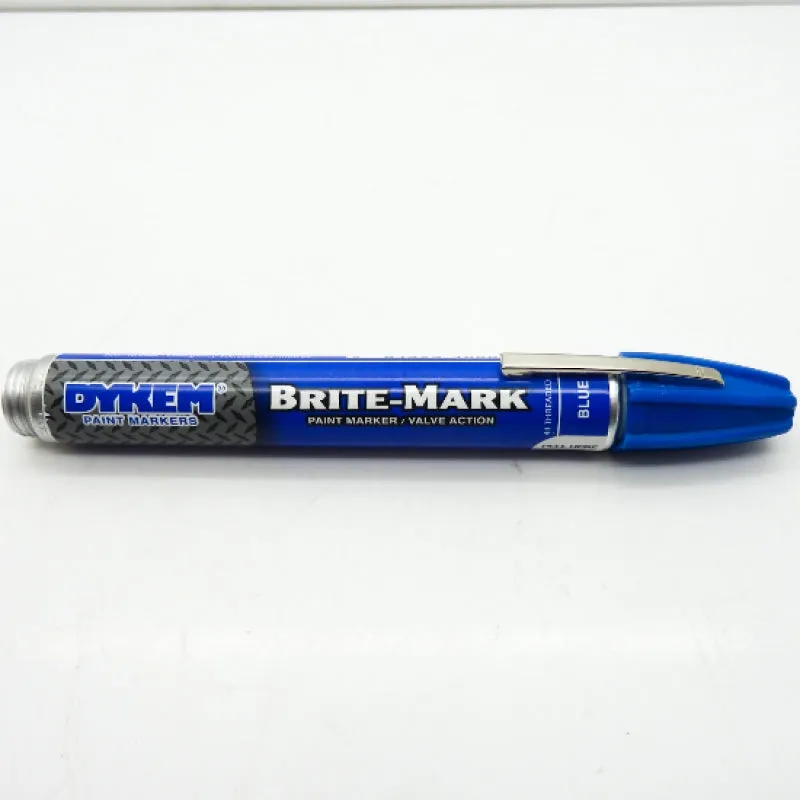 Dykem BRITE-MARK 40 Series Blue Medium Tip Permanent Paint Marker 40001