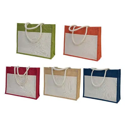 Eco-Friendly A3 Jute Bag with Pocket