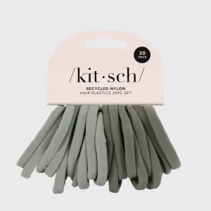 Eco-Friendly Nylon Elastics 20pc set - Eucalyptus