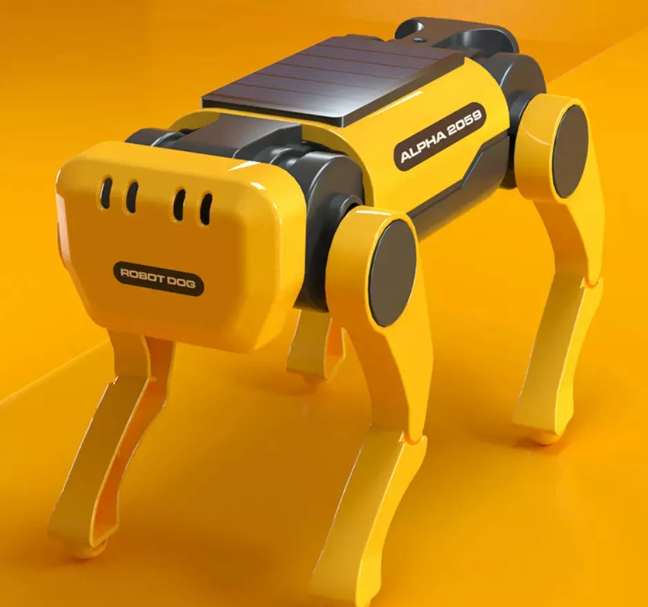 Eco-Friendly Solar Robot Dog Kit for Fun Science Experiments