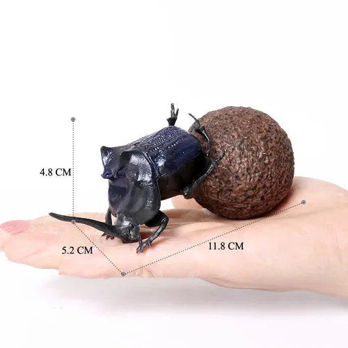 Educational Realistic Insect Figurines Set: Dung Beetle, Scorpion & More