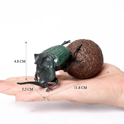 Educational Realistic Insect Figurines Set: Dung Beetle, Scorpion & More