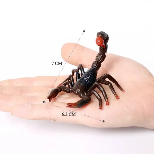 Educational Realistic Insect Figurines Set: Dung Beetle, Scorpion & More