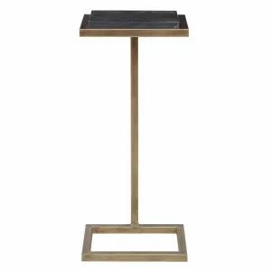 Elegantly Designed Martini Gold Accent Table