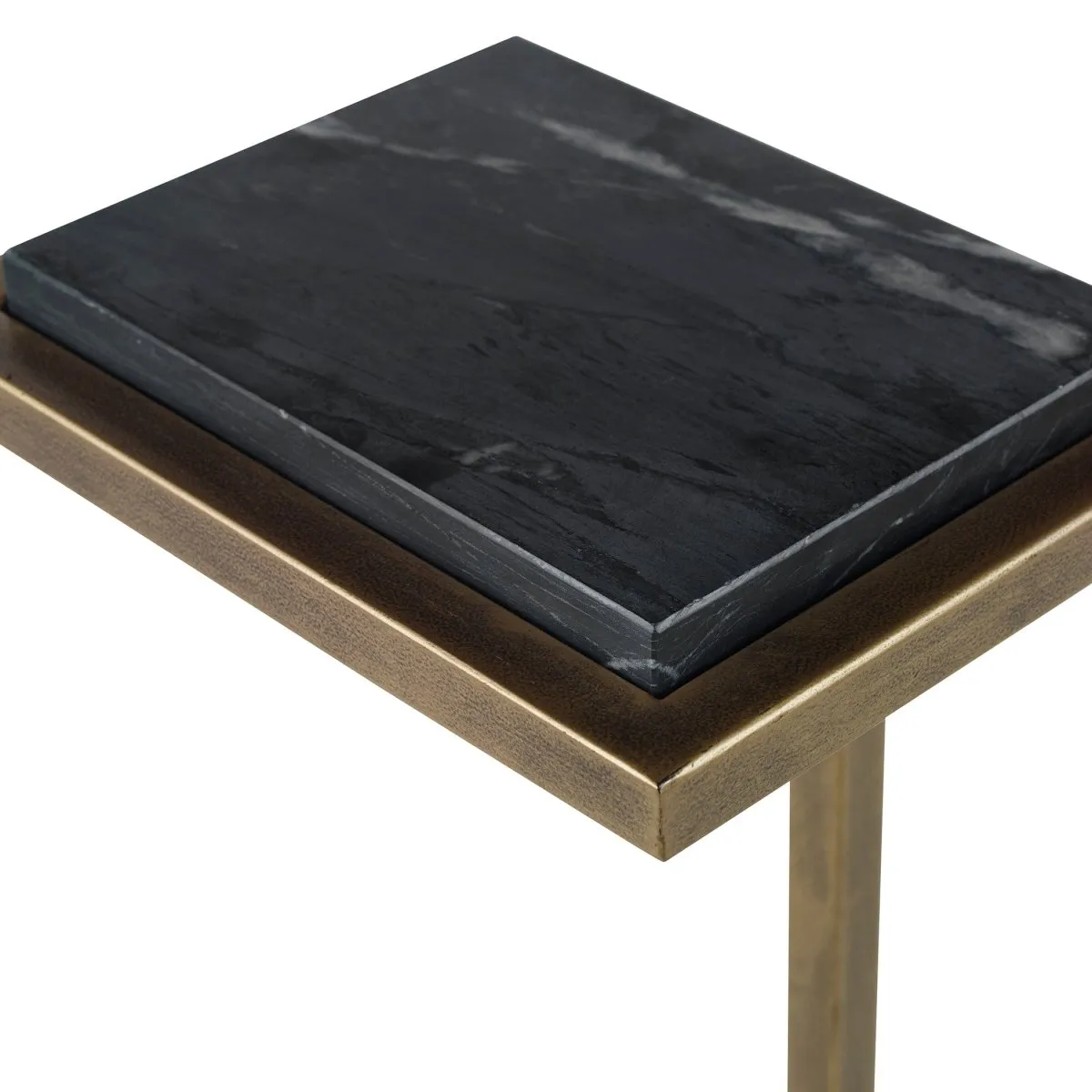 Elegantly Designed Martini Gold Accent Table