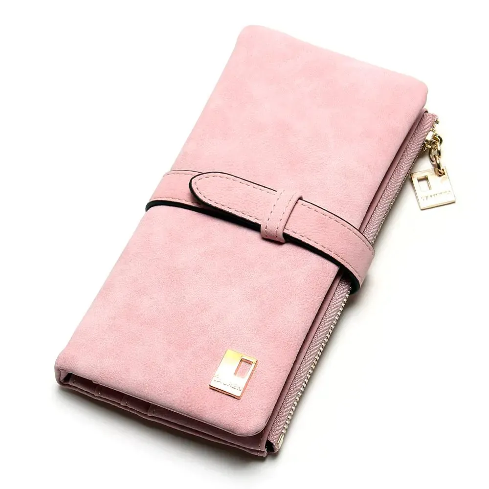 Fancy suede Two-Fold Women's wallet