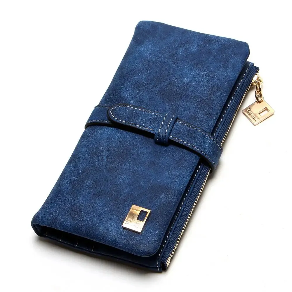 Fancy suede Two-Fold Women's wallet