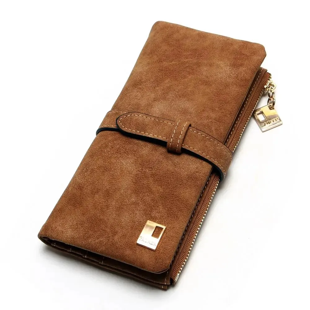 Fancy suede Two-Fold Women's wallet