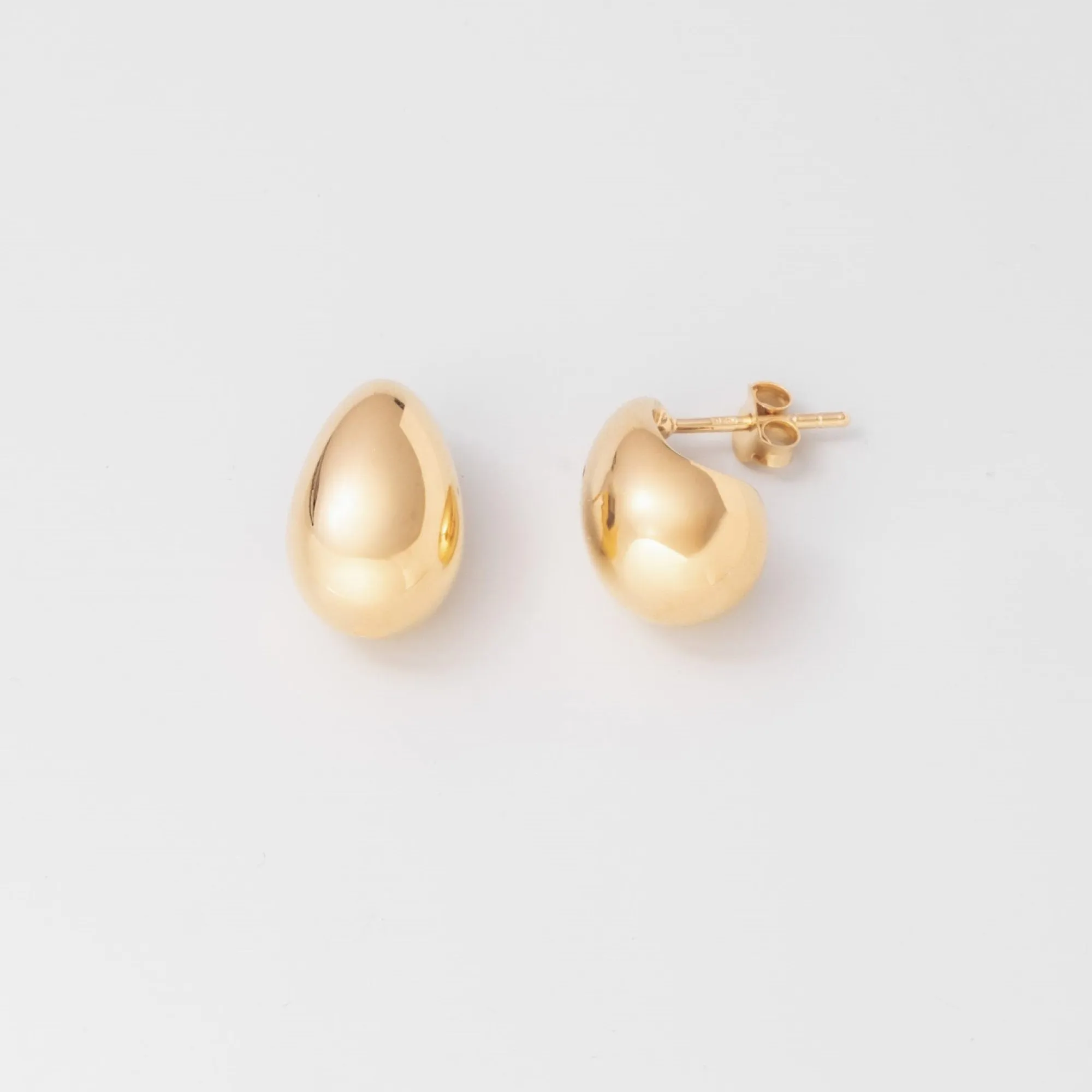 Fejn Big Drop Stud Earrings