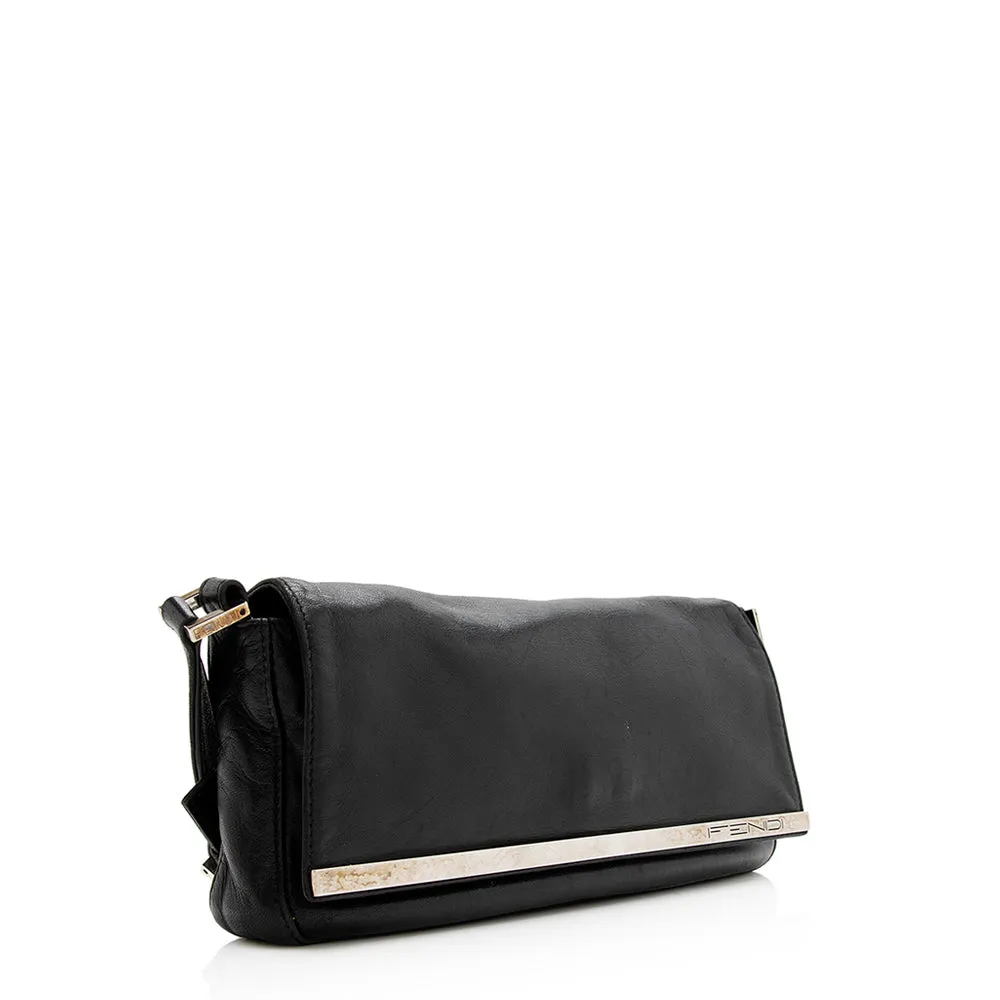 Fendi Leather Flap Pochette (SHF-20741)