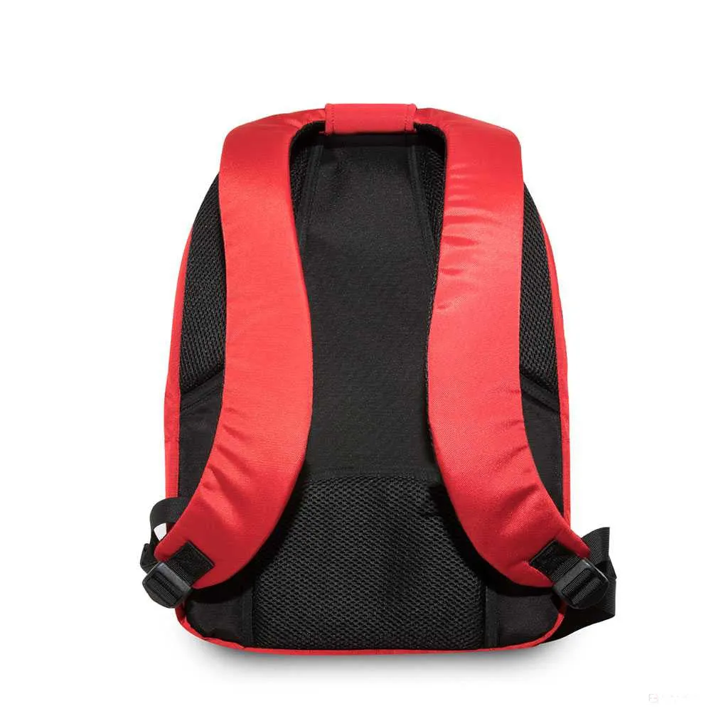 Ferrari Backpack, USB Connector, 30x45x12 cm, Red, 2019