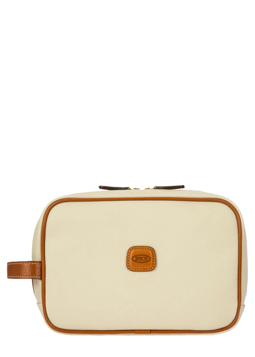 FIRENZE Necessaire Toiletry Bag - Cream