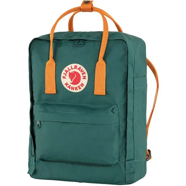 Fjallraven Kanken Bag - Arctic Green / Spicy Orange