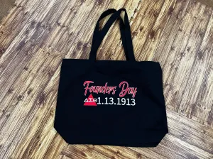 FOUNDERS DAY BLACK TOTE