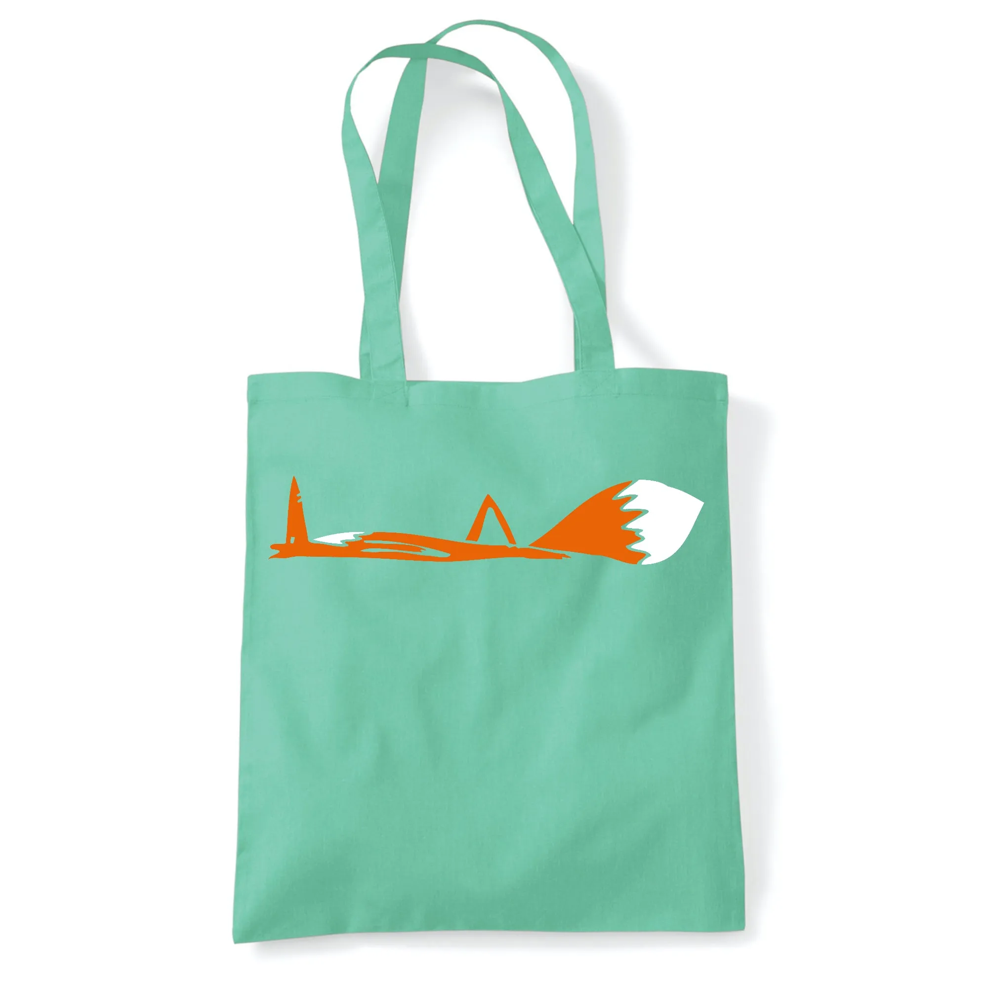 Fox down tote bag