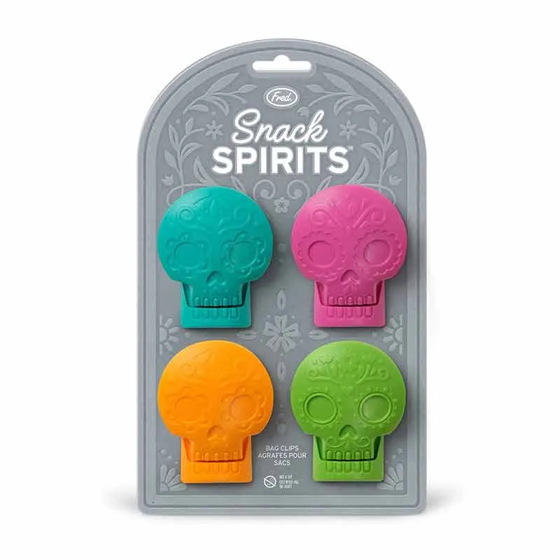 Fred Set of 4 Snack Spirits Bag Clips