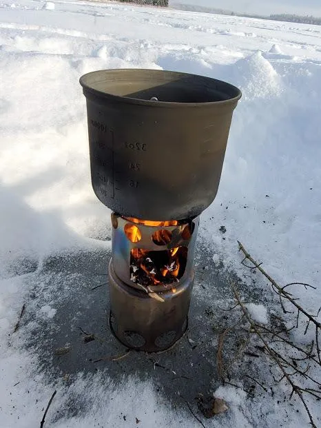 Freeman River Cook Set & Wood Stove Combo