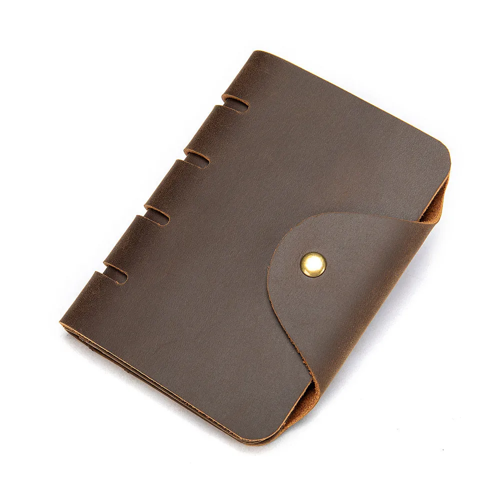 Full Grain Leather Wallet Refid Wallet Passport Wallet