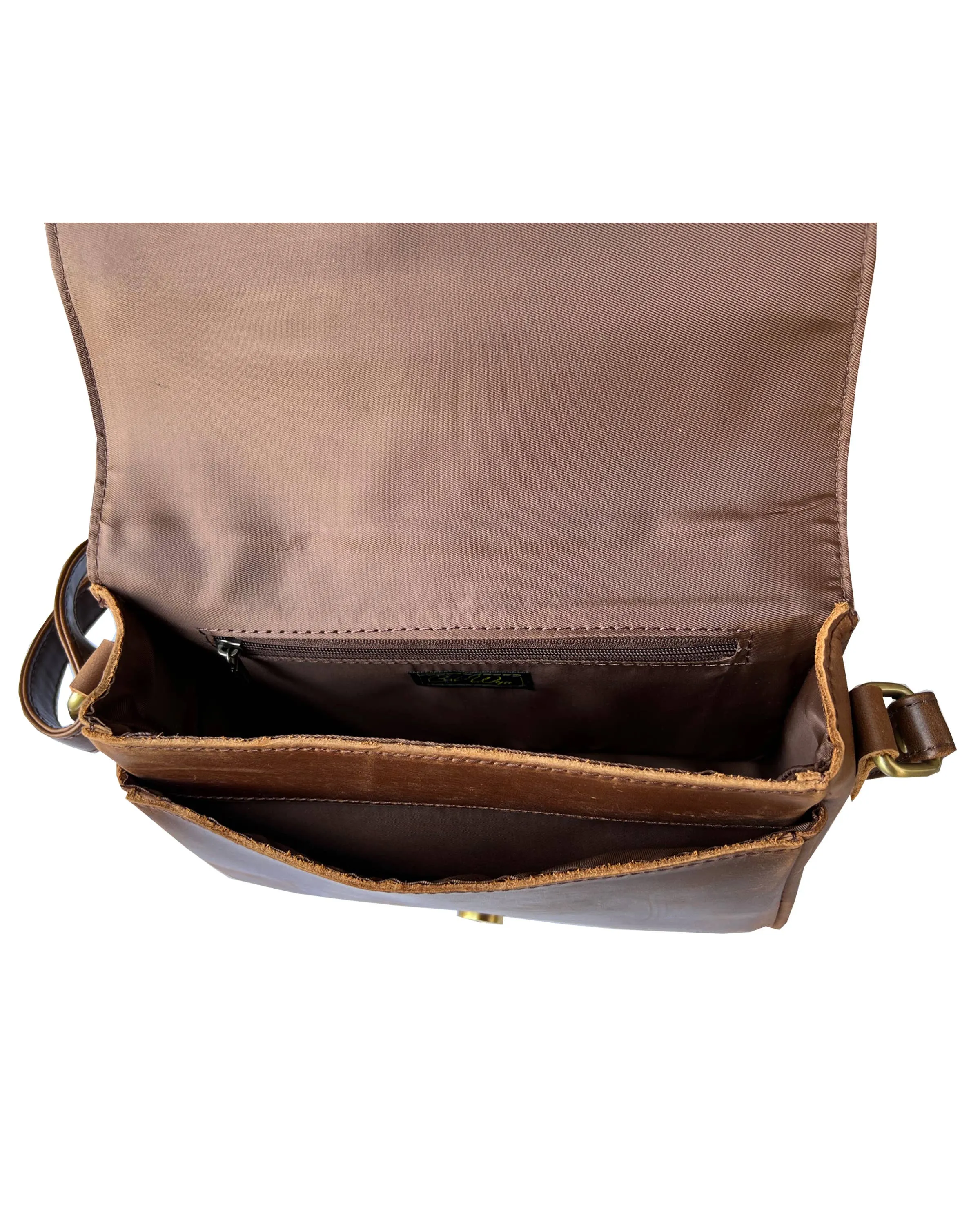 Genuine Leather Serengeti Crossbody