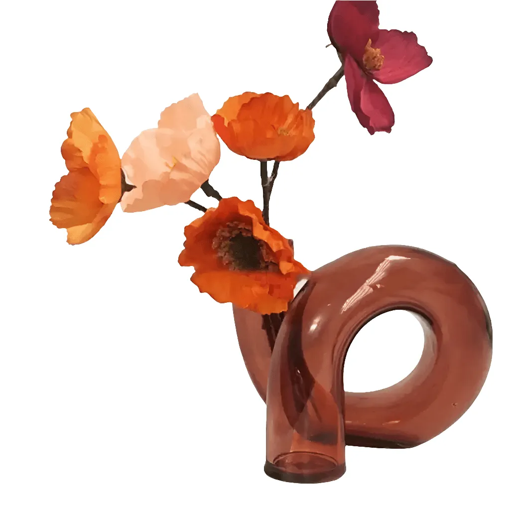 Glass Flower Vase and Candle Holder