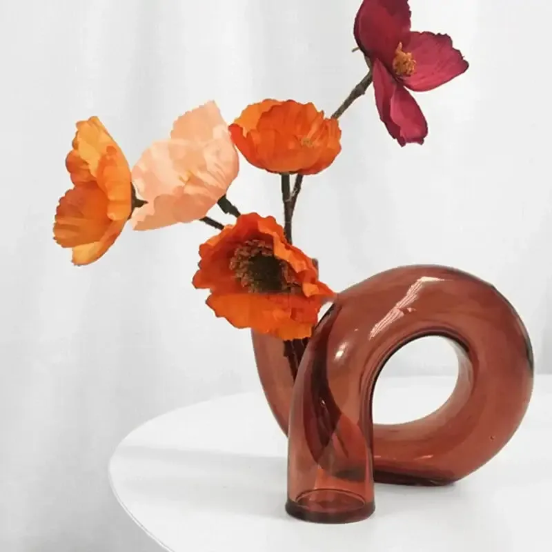 Glass Flower Vase and Candle Holder