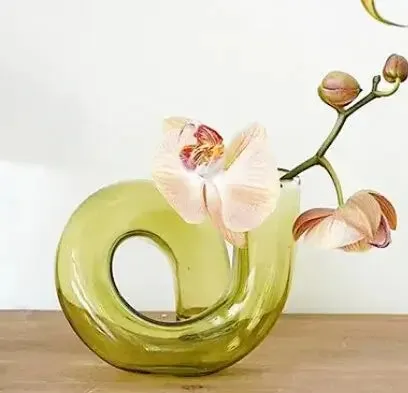 Glass Flower Vase and Candle Holder