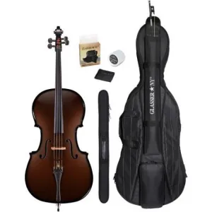 Glasser Carbon Composite Acoustic Cello Outfit with Bow and Case