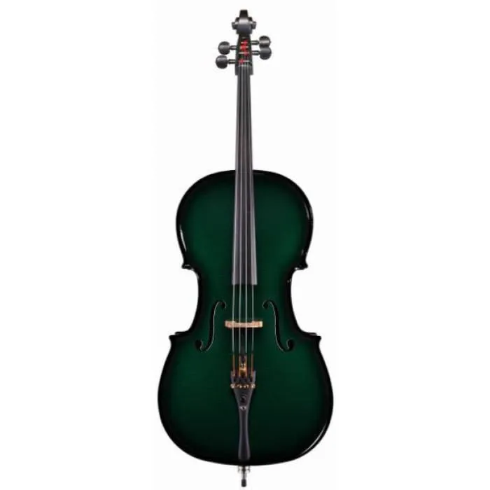 Glasser Carbon Composite Acoustic Electric Cello Outfit with Bow & Case