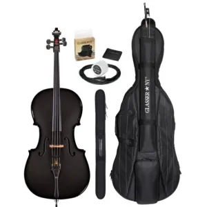 Glasser Carbon Composite Acoustic Electric Cello Outfit with Bow & Case