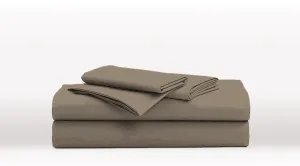 Grey Double Size Classic Sheet Set