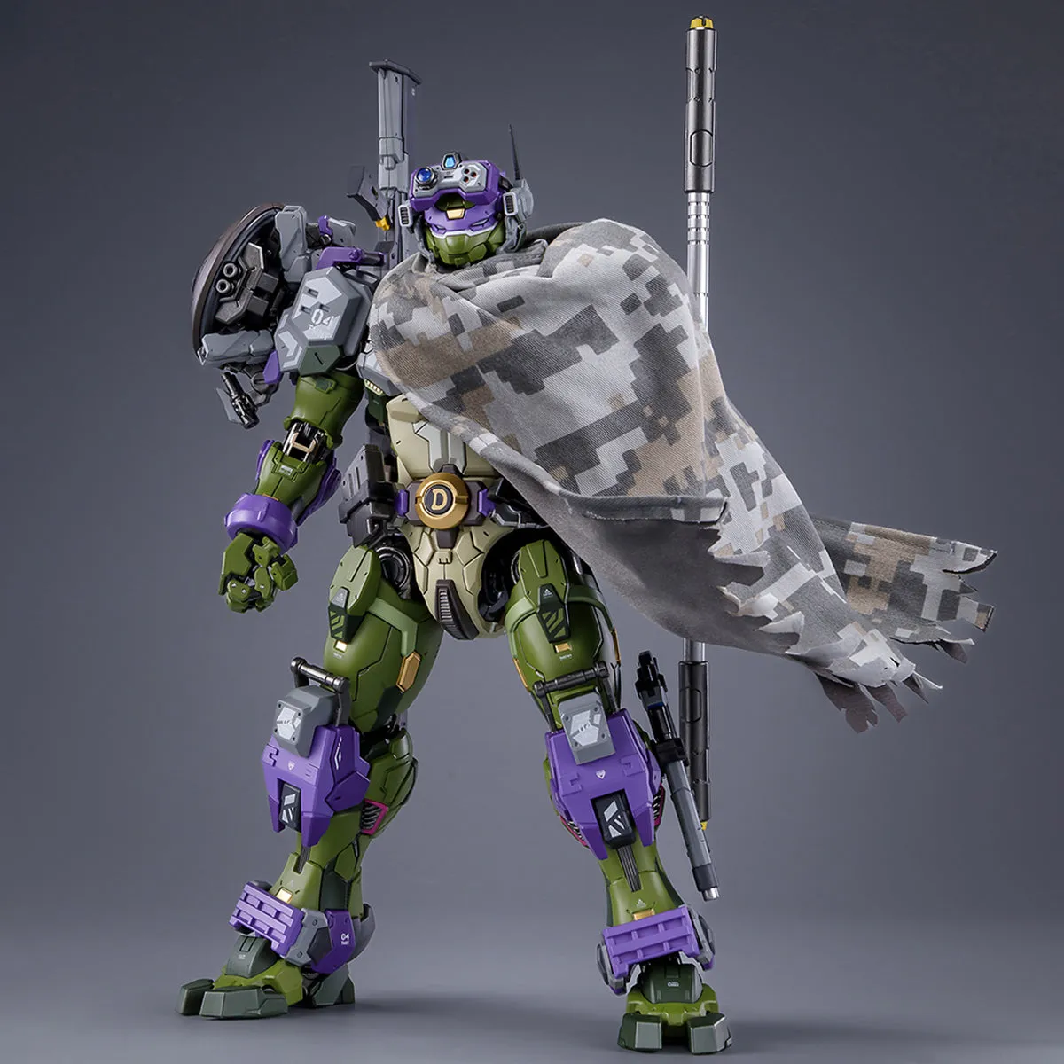 HiPlay Heatboys, Turtles Donatello, Alloy Mecha Style Action Figure Full Set