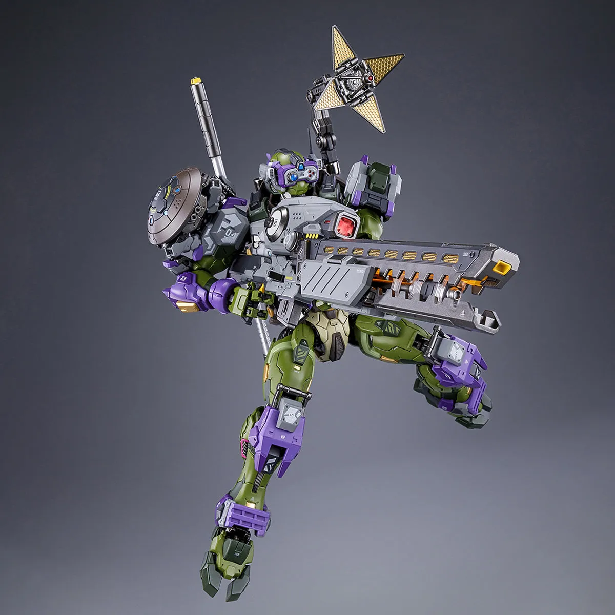 HiPlay Heatboys, Turtles Donatello, Alloy Mecha Style Action Figure Full Set