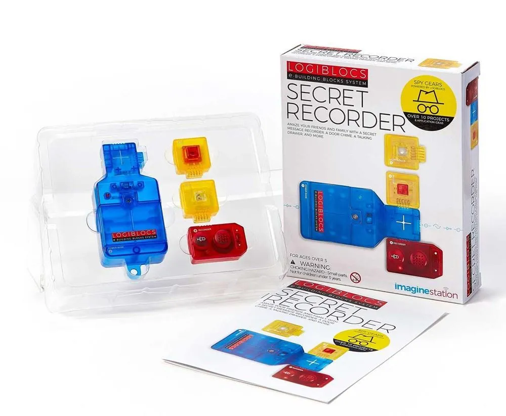 Imagine Station Logiblocs Secret Recorder Kit