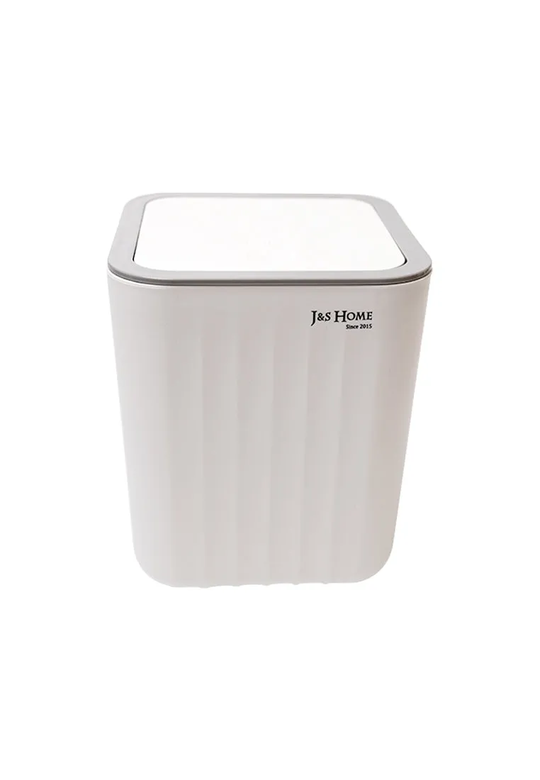 J&S Home Wave Pattern Desktop Trash Bucket