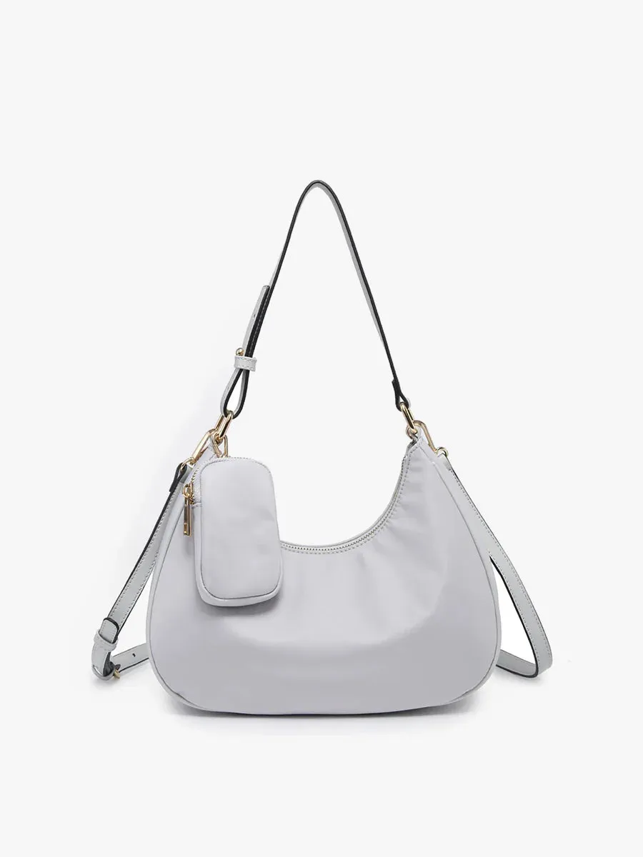 Jen & Co - Jada Nylon Shoulder Bag With Coin Purse