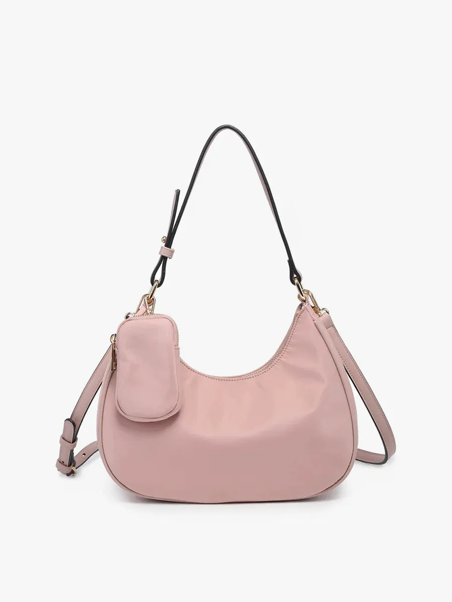 Jen & Co - Jada Nylon Shoulder Bag With Coin Purse