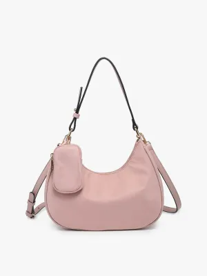 Jen & Co - Jada Nylon Shoulder Bag With Coin Purse