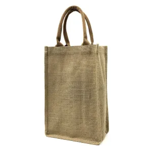 Jute 2 Bottles Wine Bag(JB-16)