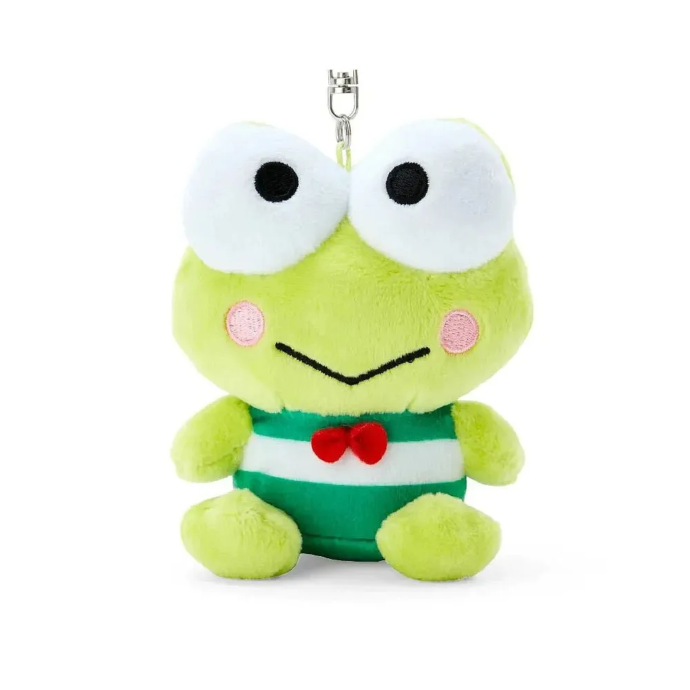 Keroppi Plush Mascot Keychain (Classic)