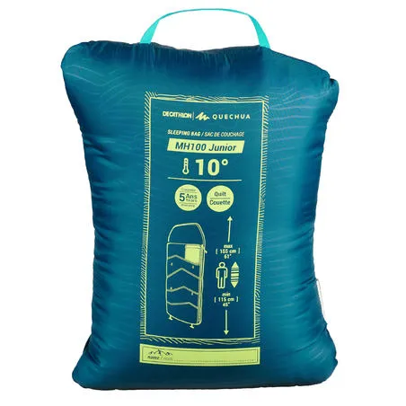 Kids sleeping bag mh100 10°c - blue