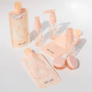 Kitsch Refillable Ultimate Travel 11pc Set - Blush