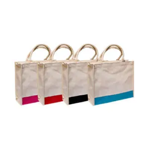 Laminated Canvas Bag with Zip