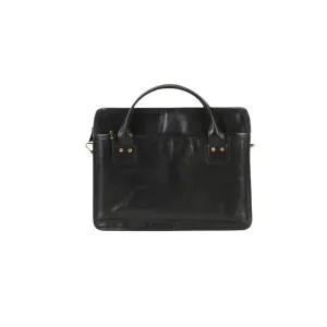 Leather Briefcase - Black