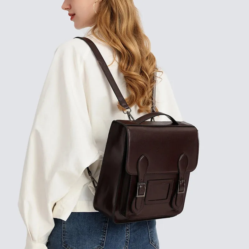 Leather Cambridge Satchel Backpack