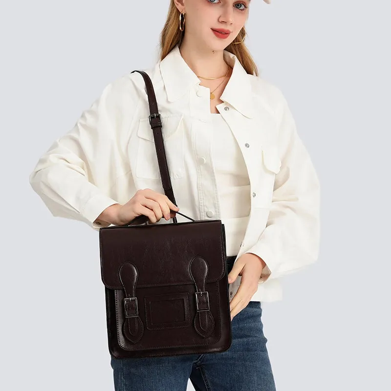 Leather Cambridge Satchel Backpack