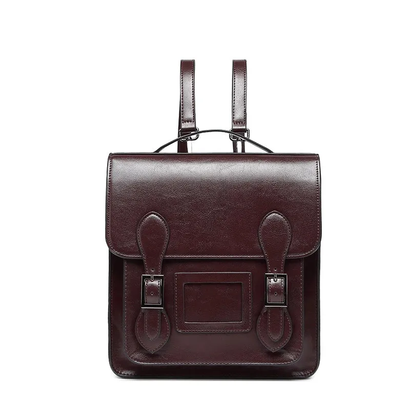 Leather Cambridge Satchel Backpack