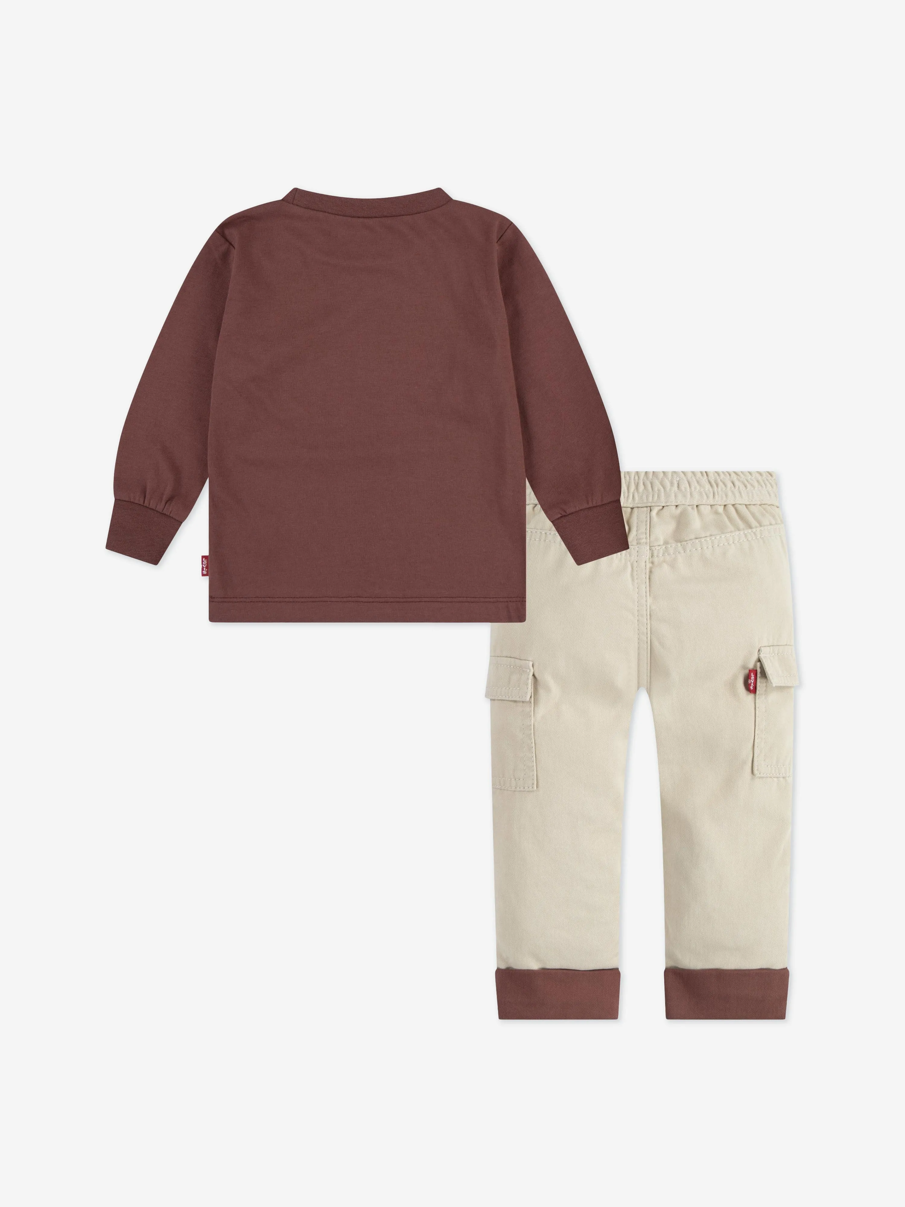 Levi's Baby Boys Trouser Set in Brown