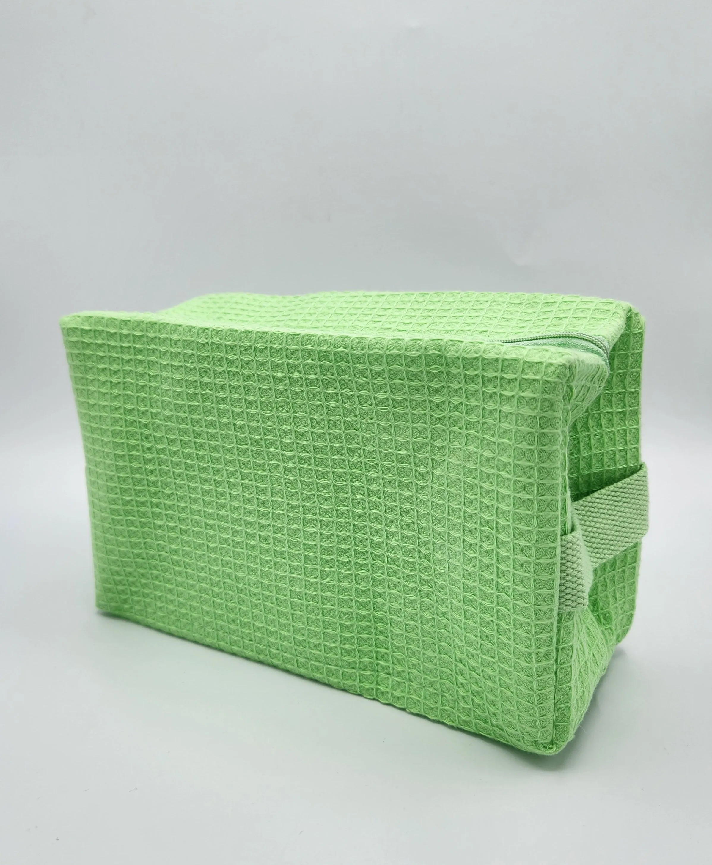 Lime Lite Waffle Toiletry Bag