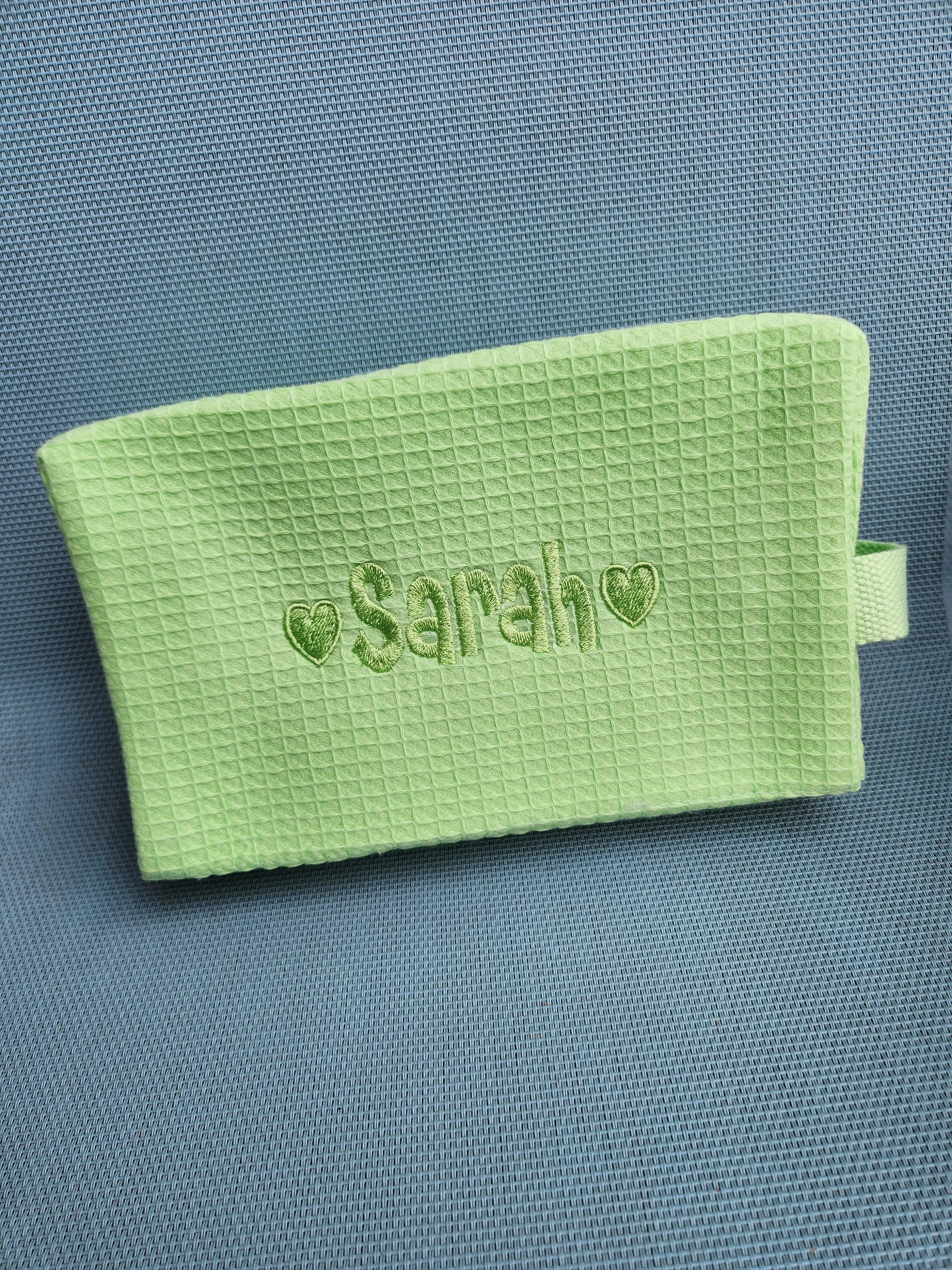 Lime Lite Waffle Toiletry Bag