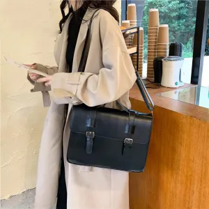 Luxury Vintage Messenger Women Bag Briefcase